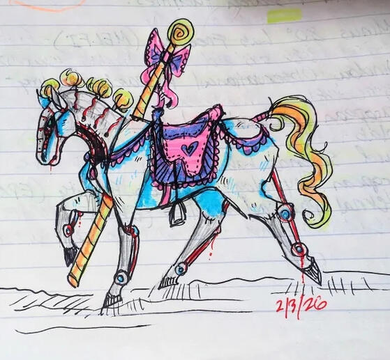 Vera's Carousel Horse